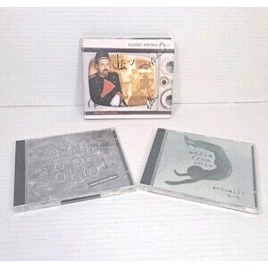 Eddie From Ohio CD Lot Signed Autographed Three Rooms Portable Actually Not EFO
